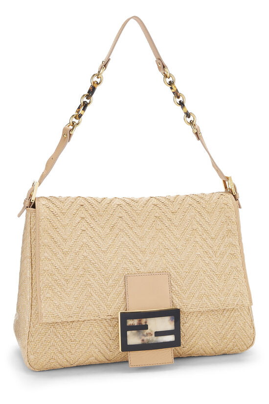 Beige Raffia Forever Mama Large, , large image number 1