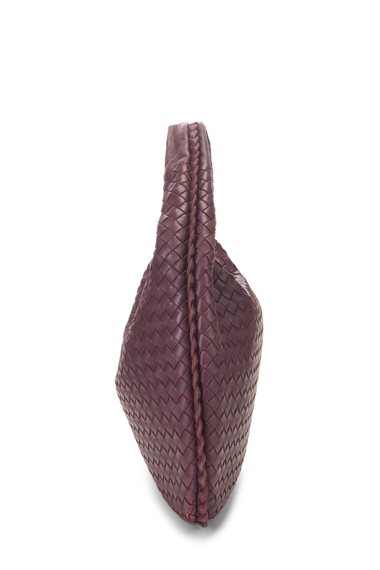 Purple Intrecciato Veneta Hobo Medium, , large image number 2