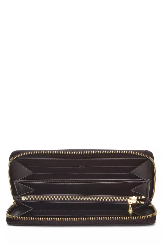 Amarante Rayures Monogram Vernis Zippy, , large image number 3