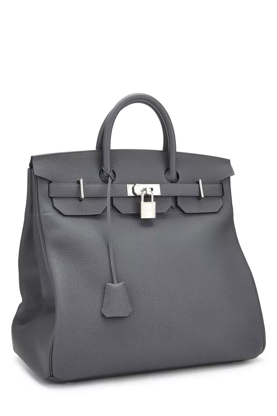 Gris Misty Togo Haut &agrave; Courroies "HAC" Birkin 40, , large image number 1