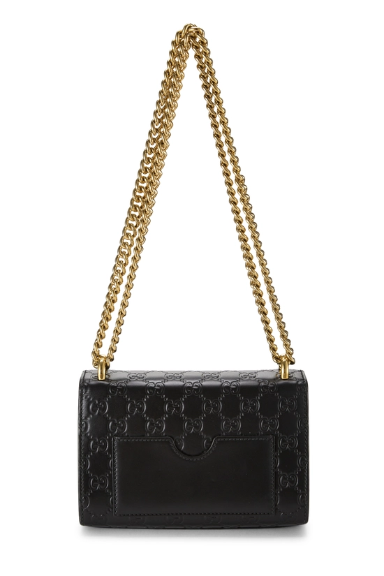 Black Guccissima Padlock Shoulder Bag Small, , large image number 3