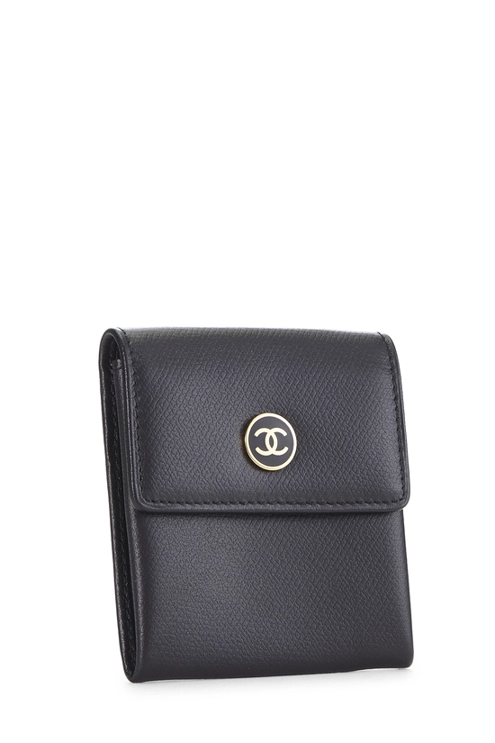 Black Calfskin Coin Purse, , large image number 1