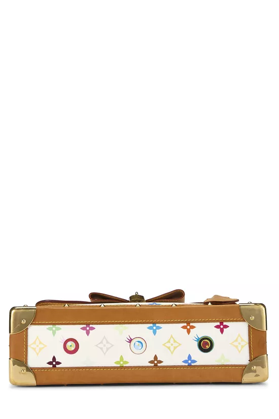 Takashi Murakami x Louis Vuitton White Monogram Multicolore Eye Need You Bag, , large image number 4