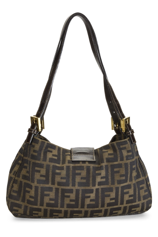 Brown Zucca Canvas Shoulder Bag, , large image number 3