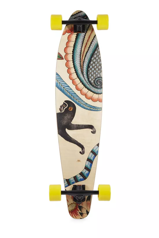 Multicolor Savana Dance Wood Long Board, , large image number 2