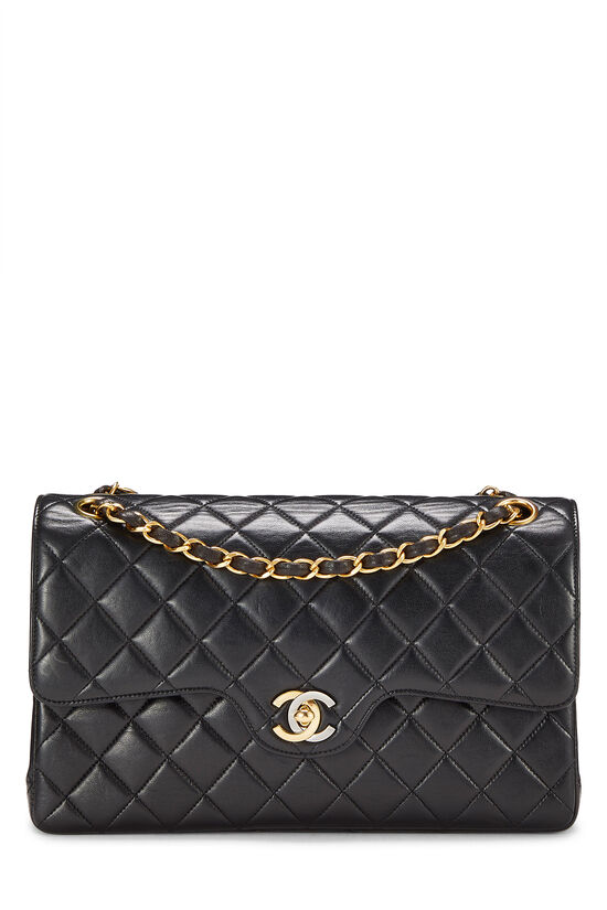 Vintage CHANEL Paris Limited Double Flap Quilted Black Lambskin Should –  KimmieBBags LLC