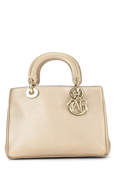 Gold Calfskin Diorissimo Handbag Mini