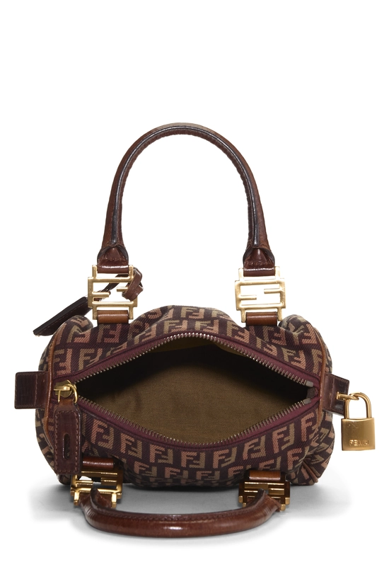 Pre-Owned Brown Zucchino Boston Bag Mini QBB04JCR0900A