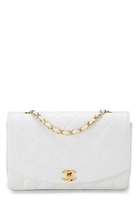 Chanel White Quilted Caviar New Classic Flap Jumbo Q6BAQP0FW4010