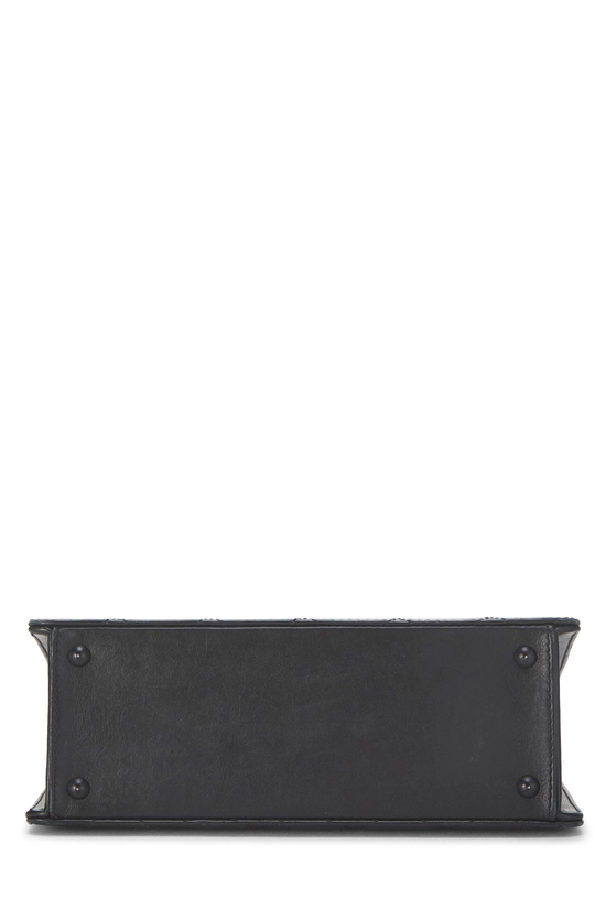 Black Calfskin Flap Crossbody , , large image number 4