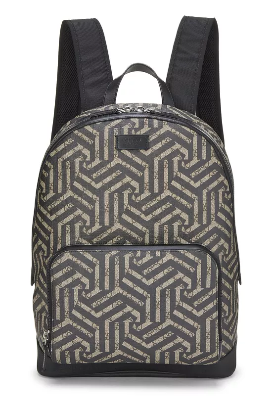 Black GG Supreme Caleido Backpack, , large image number 0