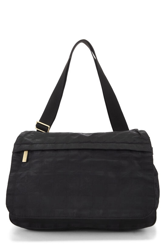 Black Nylon Travel Line Messenger, , large image number 0