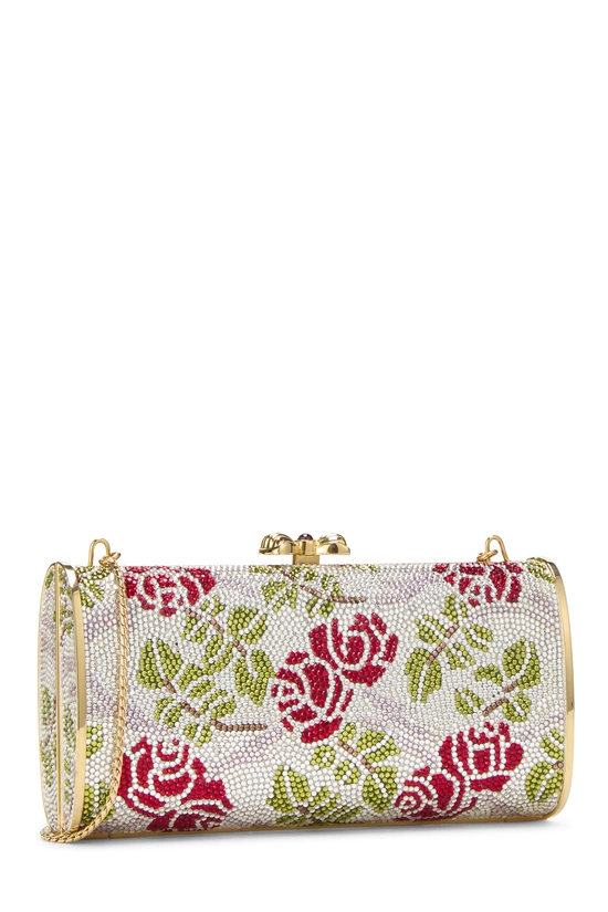Multicolor Crystal Floral Minaudi&egrave;re, , large image number 1