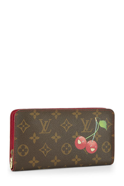 Takashi Murakami x Louis Vuitton Monogram Cerises Porte Monnaie Zippy, , large