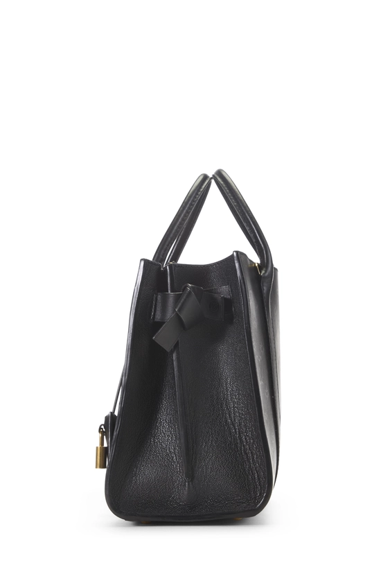 Black Monogram Cuir Plume Leather Very Tote MM, , large image number 2