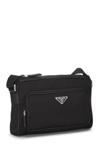 Prada Black Tessuto Messenger Bag Small — photo 2