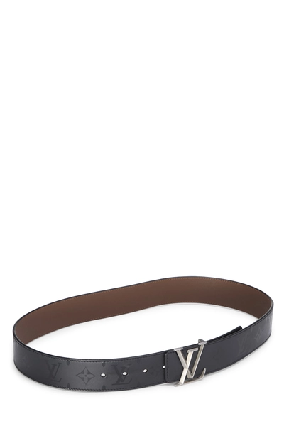 Black Monogram Illusion Ceinture Pryamide 85, , large