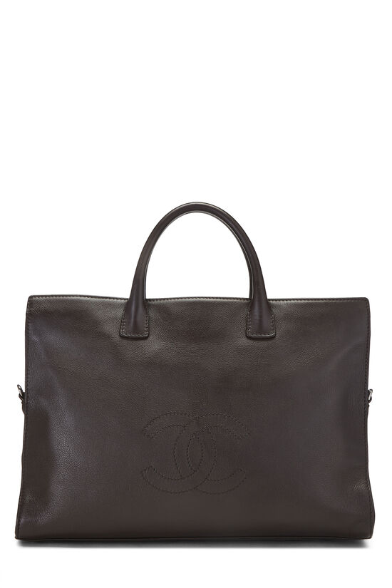 Brown Leather Briefcase, , large image number 0