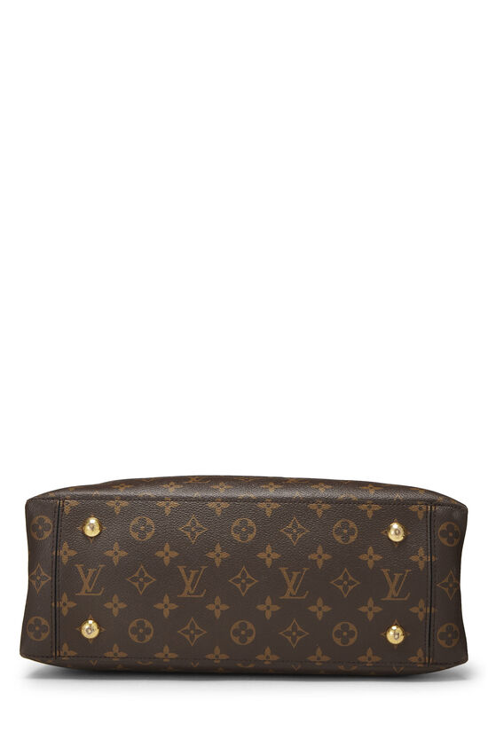 Louis Vuitton Black Monogram Flower Zip Tote MM QJB2R85VKB002 | WGACA