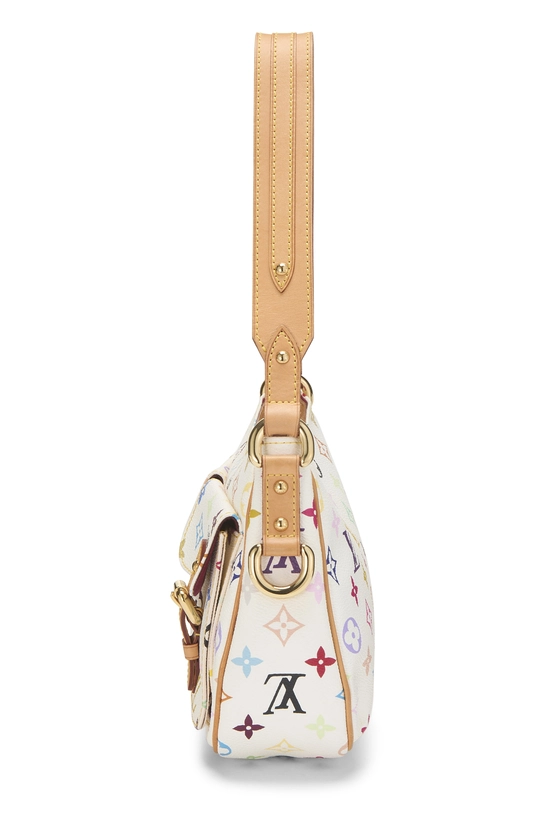 Takashi Murakami x Louis Vuitton White Monogram Multicolore Lodge PM, , large image number 2