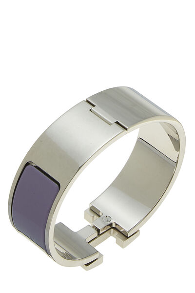 Purple Clic Clac H Fusion Wide Bracelet, , large