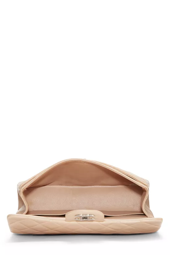 Pink Quilted Lambskin Classic Double Flap Small, , large image number 5