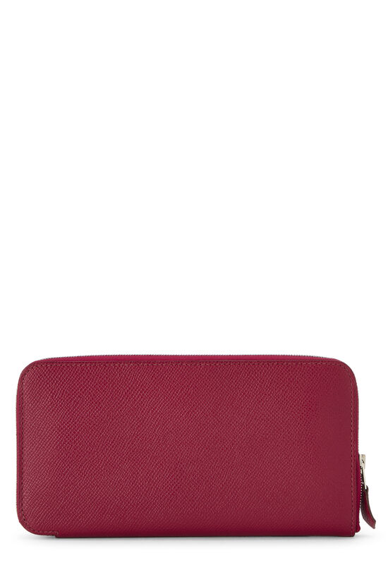 Rouge Grenat Epsom Azap Wallet, , large image number 2