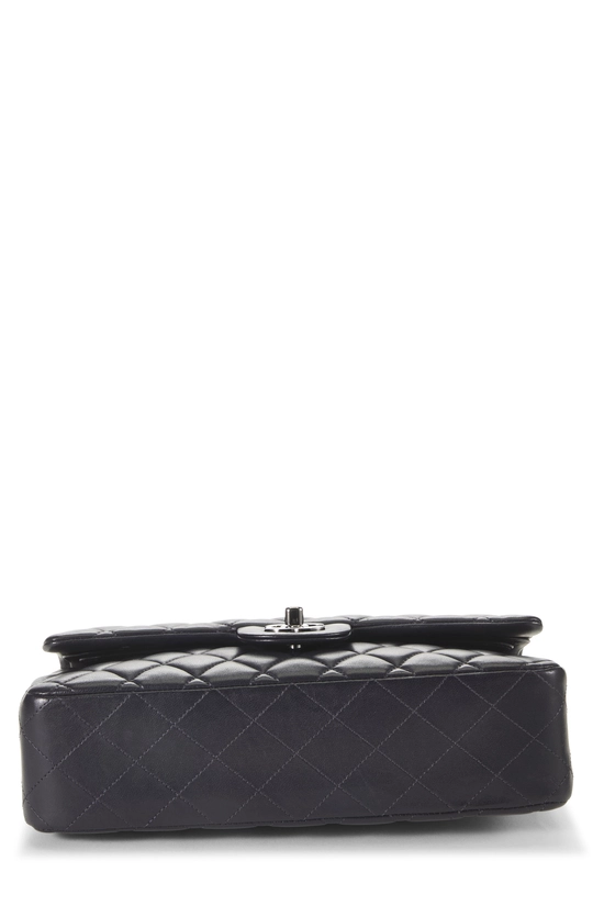 Navy Quilted Lambskin Classic Double Flap Medium, , large image number 4