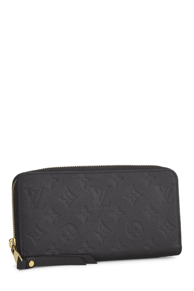 Black Monogram Empreinte Zippy Continental Wallet, , large