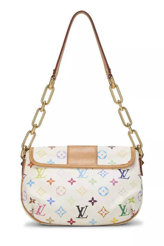 Takashi Murakami x Louis Vuitton White Monogram Multicolore Patty, , large image number 3