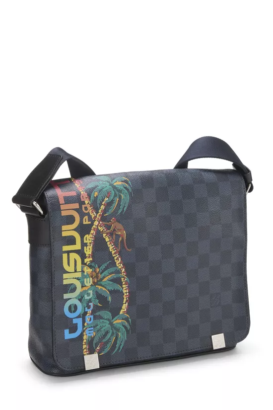 Blue Damier Cobalt Jungle District NM PM, , large image number 1