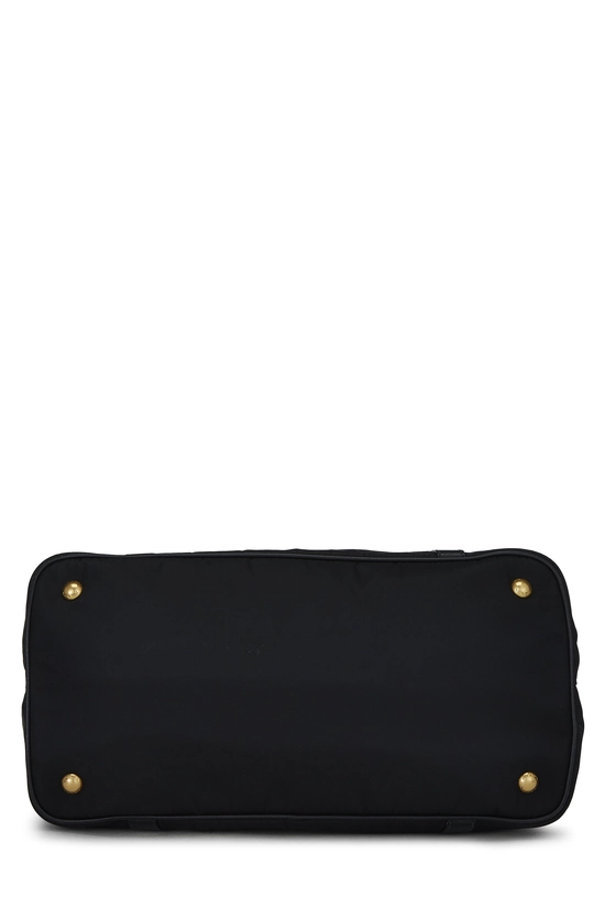Black Nylon Convertible Tote, , large image number 5