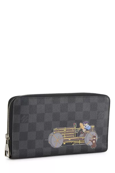 Damier Graphite Illustre Zippy Organizer, , large