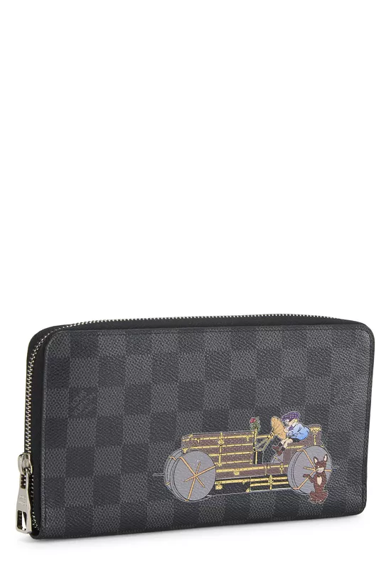 Damier Graphite Illustre Zippy Organizer, , large image number 1