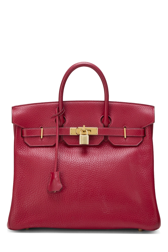 Rouge Vif Fjord Haut &agrave; Courroies "HAC" Birkin 32cm, , large image number 0