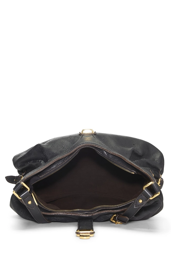 Black Monogram Mahina Leather XS, , large image number 5