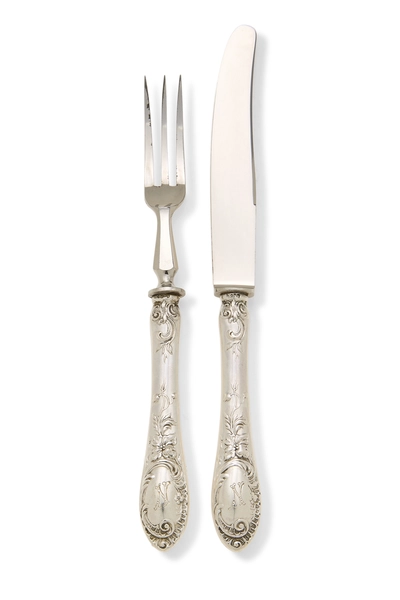 Silver Metal 25 Piece Cutlery Set