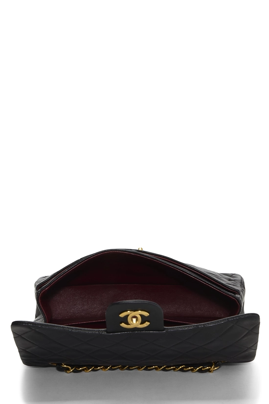 Black Quilted Lambskin Classic Double Flap Medium, , large image number 5