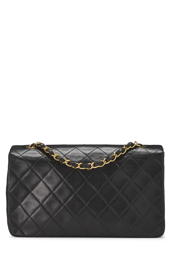 Black Quilted Lambskin Full Flap Small, , large image number 3