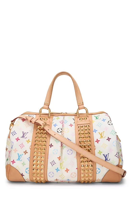 Takashi Murakami x Louis Vuitton White Monogram Multicolore Courtney GM, , large image number 3