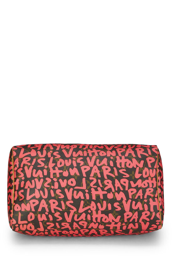 Stephen Sprouse x Louis Vuitton Pink Monogram Graffiti Speedy 30 , , large image number 4