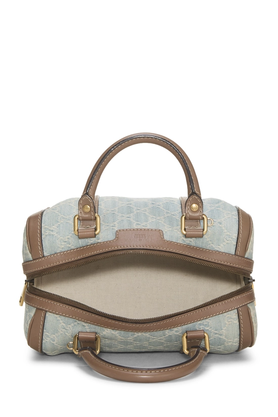 Blue Denim Boston Handbag Small, , large image number 5
