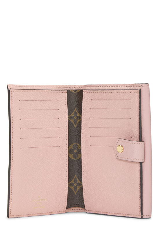 Pink Monogram Canvas Pallas Compact Wallet, , large image number 3