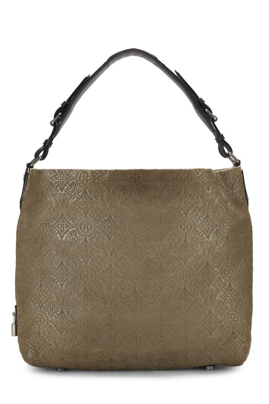 Louis Vuitton Khaki Monogram Antheia Leather Hobo GM Bag - Yoogi's Closet