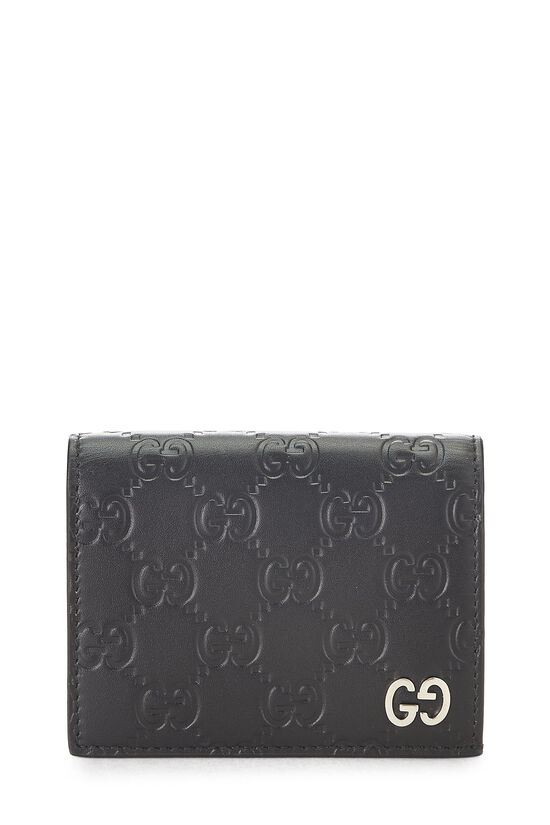 Black Microguccissima Wallet, , large image number 0