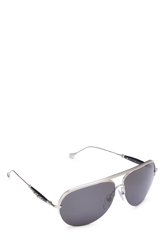 Black Metal Spanked Sunglasses, , large image number 1