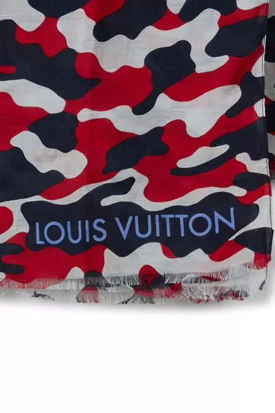 Multicolor Silk Printed Scarf, , large