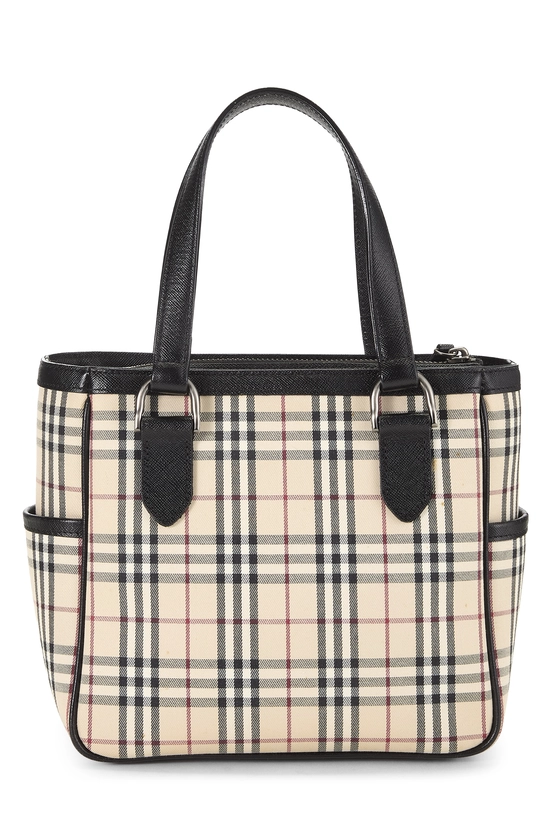 Black House Check Jacquard Handbag Small, , large image number 3