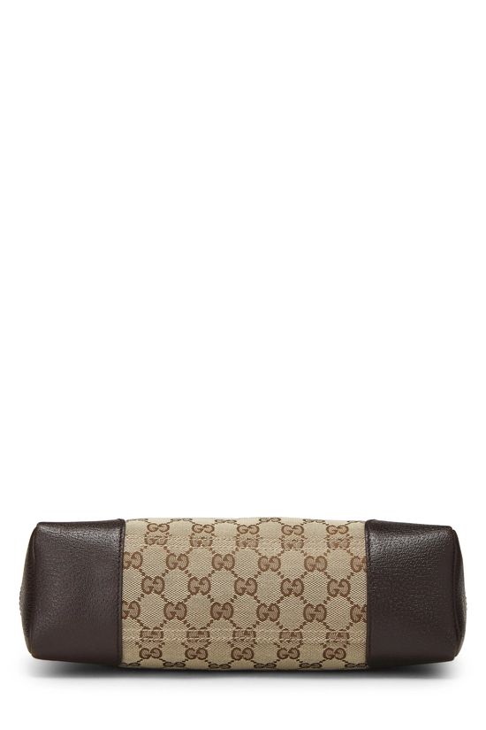 Brown Original GG Canvas Zip Messenger Bag, , large image number 4