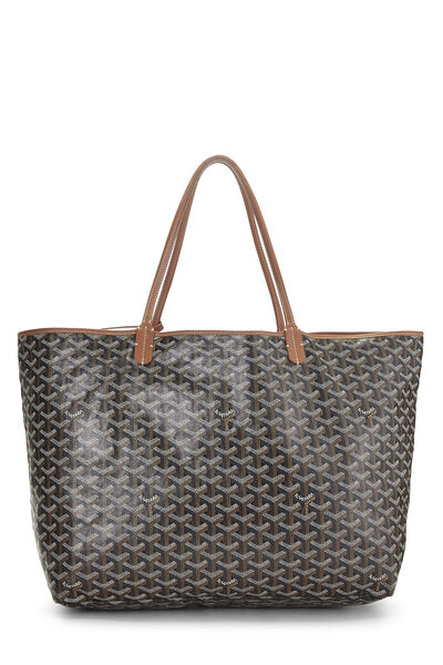 Black Goyardine Canvas Saint-Louis GM